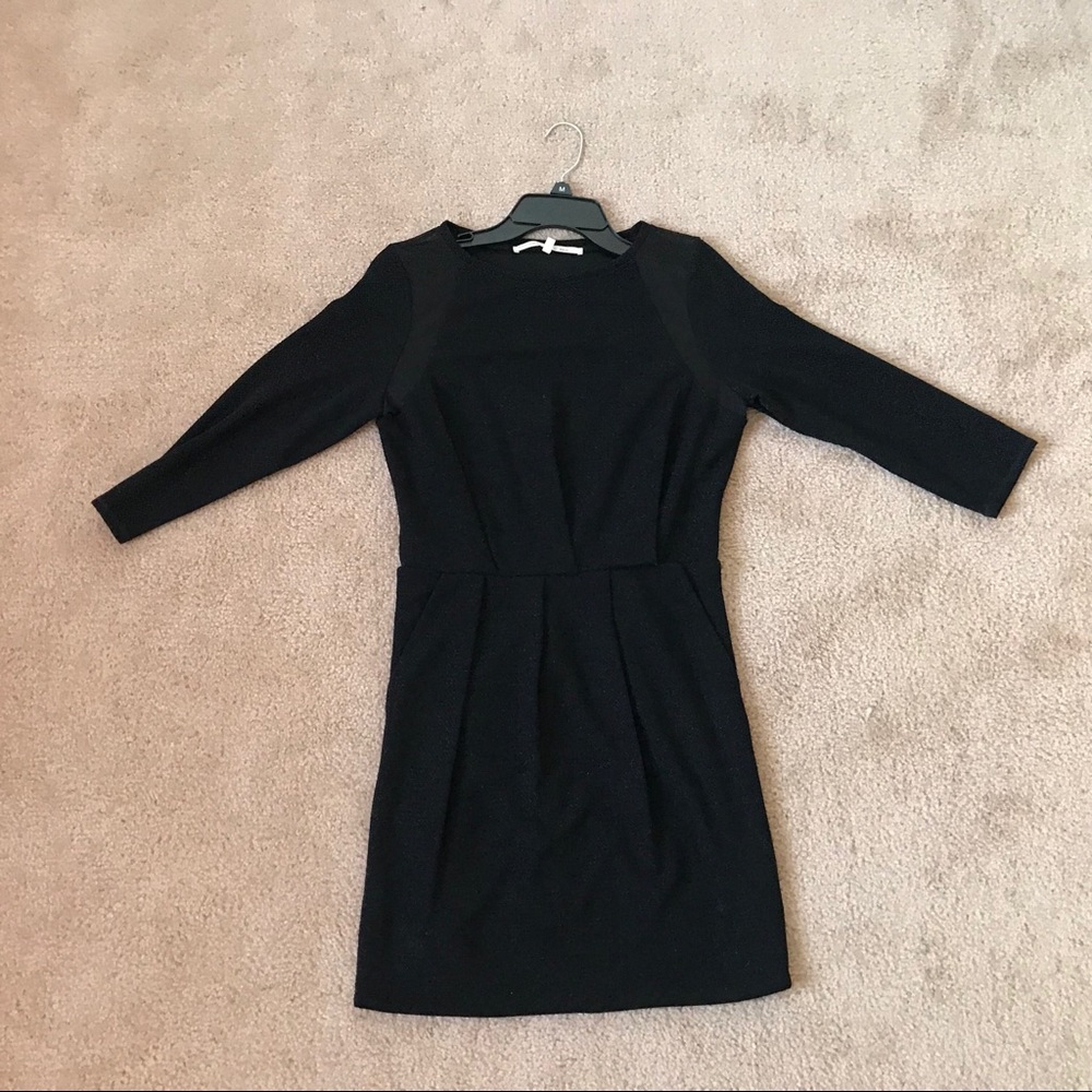 Medium Rachel Roy black & sparkle dress w/ pockets